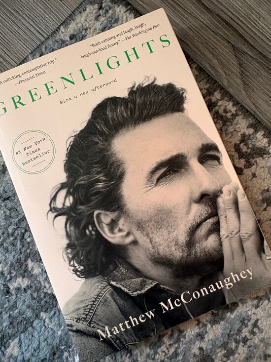 book Other - Matthew McConaughey Greenlights Book Memoir